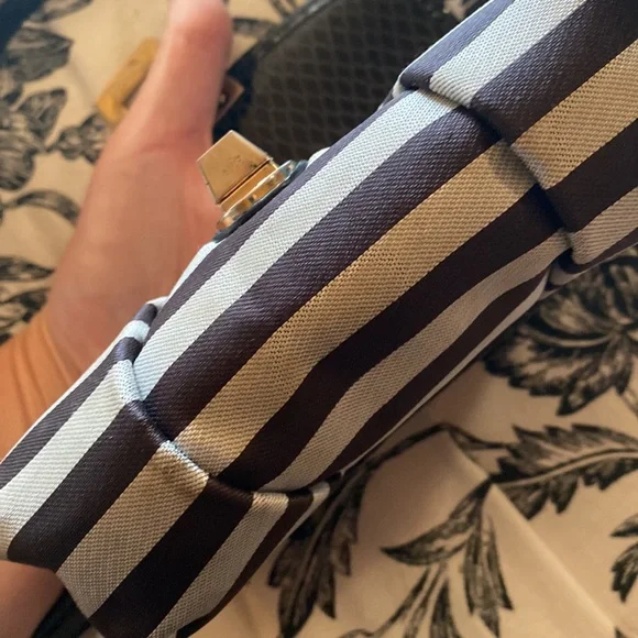 Mini Henri Bendel Signature Stripe Shoulder Bag - Picture 10 of 10